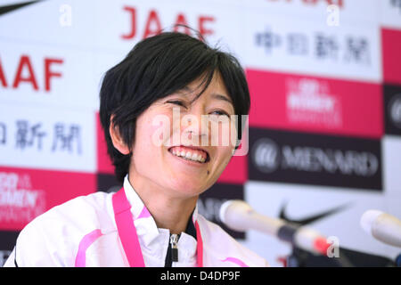 Mizuki Noguchi (JPN), 10 marzo 2013 - Marathon : Nagoya femminile alla Maratona 2013 di Aichi in Giappone. (Foto di YUTAKA/AFLO SPORT) [1040] Foto Stock