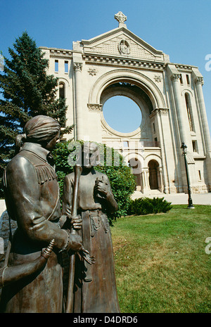 San Bonifacio cattedrale in Winnipeg;Manitoba;Canada Foto Stock