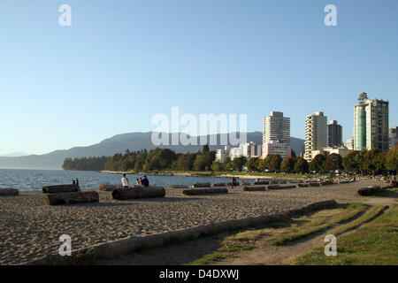 (Dpa) file - Il file immagine datata 07 settembre 2007 fornisce una vista sul Parco di Stanley di Vancouver, British Columbia, Canada. Foto: Alexandra Schuler Foto Stock