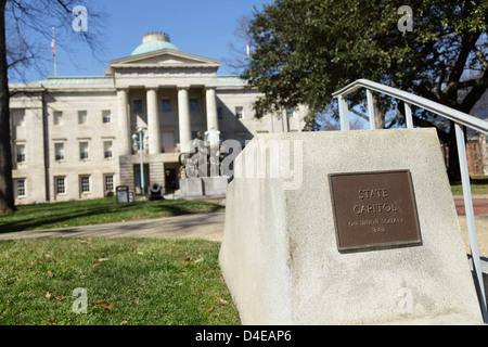 State Capitol su Union Square, Raleigh, North Carolina, STATI UNITI D'AMERICA Foto Stock