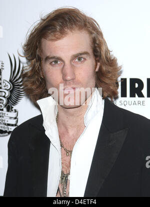 JAMES CARTWRIGHT vinile lo screening di gala Leicester Square Londra Inghilterra Regno Unito 12 marzo 2013 Foto Stock