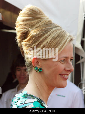 La principessa Mabel di Orange-Nassau assiste una cena a beneficiare del fondo di AIDS in Amsterdam, Paesi Bassi, 07 giugno 2008. Foto: Albert Philip van der Werf (Attenzione: PAESI BASSI fuori!) Foto Stock