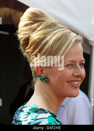 La principessa Mabel di Orange-Nassau assiste una cena a beneficiare del fondo di AIDS in Amsterdam, Paesi Bassi, 07 giugno 2008. Foto: Albert Philip van der Werf (Attenzione: PAESI BASSI fuori!) Foto Stock