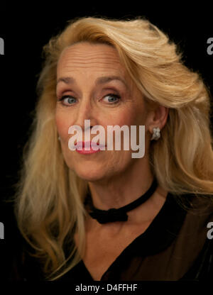 Jerry Hall presso il Club 23 Grand Prix partito, Melbourne on Marzo 13, 2013. Foto Stock