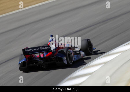 Marzo 12, 2013 - Birmingham, Alabama, Stati Uniti - Indycar test al Barber Motorsport Park, Birmingham,AL, 11-13 marzo 2013, Marco Andretti, Andretti Autosport (credito Immagine: © Ron Bijlsma/ZUMAPRESS.com) Foto Stock