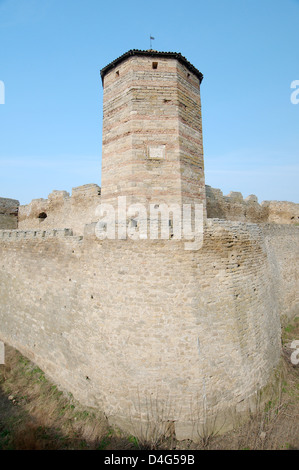 Le mura della fortezza Akkerman. (White rock, bianco fortezza), Belgorod-Dnestrovskiy , Ucraina, Europa orientale Foto Stock