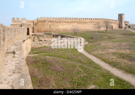 Akkerman fortezza (White rock, bianco fortezza), Belgorod-Dnestrovskiy , Ucraina, Europa orientale Foto Stock