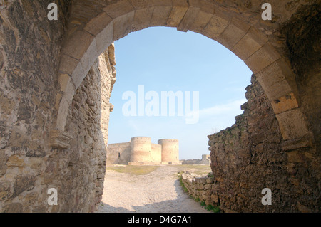 Gate, Akkerman fortezza (White rock, bianco fortezza), Belgorod-Dnestrovskiy , Ucraina, Europa orientale Foto Stock