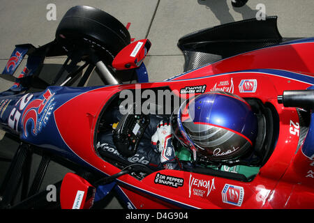 Marzo 12, 2013 - Birmingham, Alabama, Stati Uniti - Indycar test al Barber Motorsport Park, Birmingham,AL, 11-13 marzo 2013, Marco Andretti, Andretti Autosport (credito Immagine: © Ron Bijlsma/ZUMAPRESS.com) Foto Stock