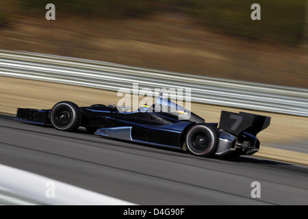 Marzo 12, 2013 - Birmingham, Alabama, Stati Uniti - Indycar test al Barber Motorsport Park, Birmingham,AL, 11-13 marzo 2013, Sebastien Bourdais, Dragon Racing (credito Immagine: © Ron Bijlsma/ZUMAPRESS.com) Foto Stock