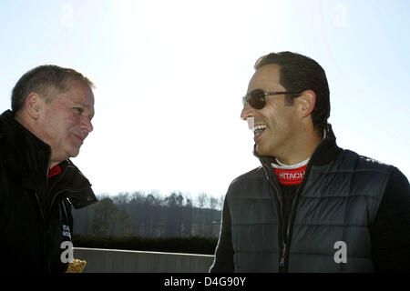 Marzo 12, 2013 - Birmingham, Alabama, Stati Uniti - Indycar test al Barber Motorsport Park, Birmingham,AL, 11-13 marzo 2013, Helio Castroneves, Team Penske (credito Immagine: © Ron Bijlsma/ZUMAPRESS.com) Foto Stock