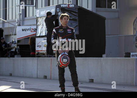 Marzo 12, 2013 - Birmingham, Alabama, Stati Uniti - Indycar test al Barber Motorsport Park, Birmingham,AL, 11-13 marzo 2013, forza di volontà, il Team Penske (credito Immagine: © Ron Bijlsma/ZUMAPRESS.com) Foto Stock