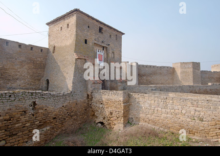 Il cancello principale, Akkerman fortezza (White rock, bianco fortezza), Belgorod-Dnestrovskiy , Ucraina, Europa orientale Foto Stock