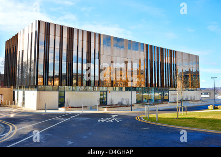 Michael Marchi edificio del campus della Università di Leeds. Essa ospita il M&S archivio aziendale e la mostra "marchi in tempo". Foto Stock
