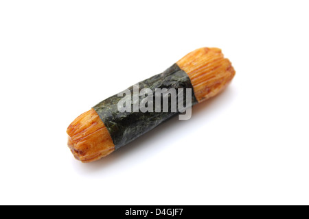 Snack giapponese , Norimaki Arare Foto Stock