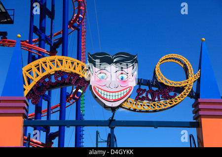 Il Luna Park, parco divertimenti, Coney Island, Brooklyn, New York City, Stati Uniti d'America Foto Stock