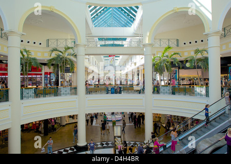 Interno del Meadowhall Shopping Centre, Sheffield South Yorkshire, Yorkshire, Inghilterra, Regno Unito Foto Stock