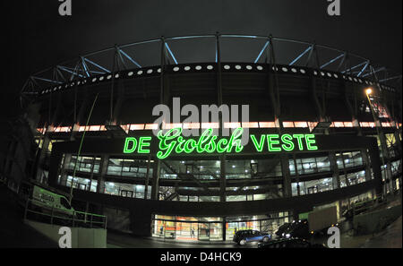 La foto mostra ?De Grolsch Veste? Stadio di Enschede, Paesi Bassi, 02 dicembre 2008. Foto: ACHIM SCHEIDEMANN Foto Stock