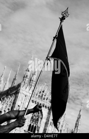 Milano, 25 Aprile 2012 - 67th anniversario Festa della Liberazione Foto Stock