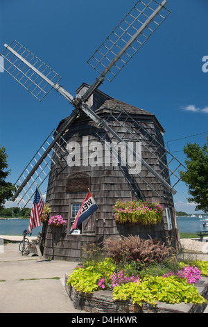 BEEBE WINDMILL sag harbor SUFFOLK COUNTY LONG ISLAND NELLO STATO DI NEW YORK STATI UNITI D'AMERICA Foto Stock