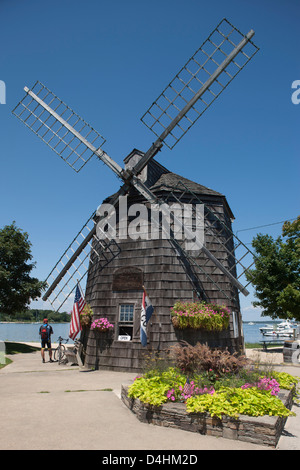 BEEBE WINDMILL sag harbor SUFFOLK COUNTY LONG ISLAND NELLO STATO DI NEW YORK STATI UNITI D'AMERICA Foto Stock