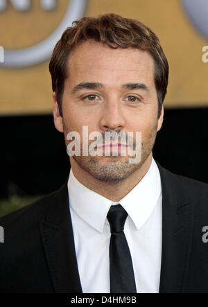 Attore Jeremy Piven arriva alla quindicesima schermo Actor's Guild Awards a Shrine Auditorium di Los Angeles, Stati Uniti d'America, 25 gennaio 2009. Screen Actors Guild Awards vengono presentati ai vincitori in cinque film e otto primetime categorie di televisione. Foto: Hubert Boesl Foto Stock