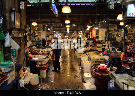 Corea del Sud: Noryangjin Pesca Mercato all'ingrosso, Seoul Foto Stock