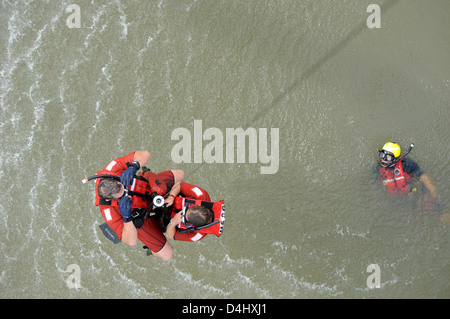 Onorario nuotatore di salvataggio Foto Stock