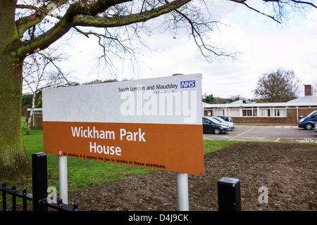 Wickam Park House Royal Bethlem NHS ospedale psichiatrico. A sud di Londra e Maudsley Trust Foto Stock