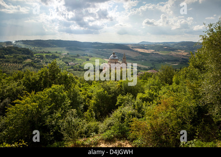 Il Santuario di San Biagio, Montepulciano, Italia Foto Stock