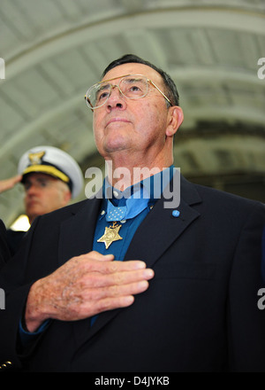 Medal of Honor cerimonia su CGC Munro Foto Stock