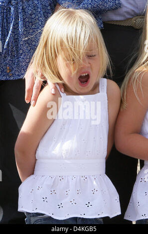 La Principessa olandese Alexia raffigurato durante l'estate photosession della famiglia reale sulla spiaggia nella loro città natale Wassenaar, Paesi Bassi, 20 luglio 2009. Foto: Albert Nieboer (PAESI BASSI) Foto Stock