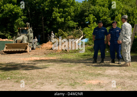 Baton Rouge Midwest inondazioni Foto Stock