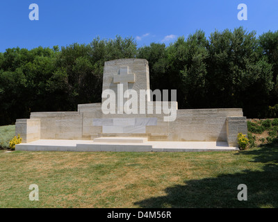 Ari Burnu Grande Guerra cimitero militare nei pressi di Anzac Cove sulla penisola di Gallipoli, Turchia Foto Stock