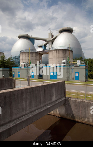 Bottrop, Germania, idrogeno Emscher del progetto impianto di trattamento delle acque reflue Foto Stock