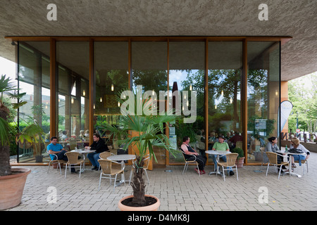 Schengen, Lussemburgo o la caffetteria del museo nel museo europeo Foto Stock