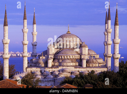 Sultan Ahmed (Moschea Blu), Istanbul, Turchia Foto Stock