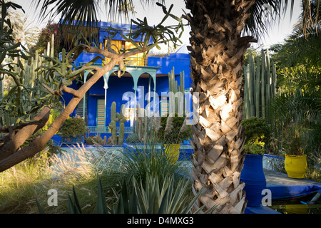 Giardini di Majorelle di Marrakech, Marocco Foto Stock