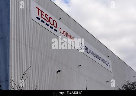 Tesco magazzino a DIRFT, Daventry Foto Stock