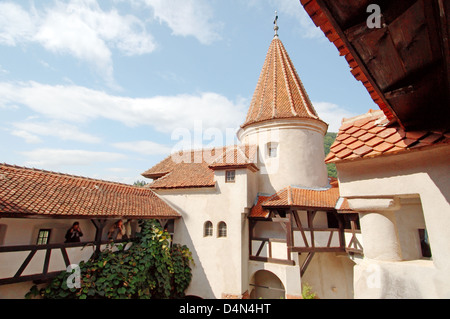 Castello di Bran (Castelul Bran) - Conteggio Castello di Dracula, Braşov, Valacchia, Romania Foto Stock