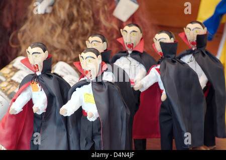 Souvenir Vlad Drakula, Transilvania, Brasov, Romania Foto Stock