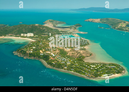 Antenna di Hamilton Island, Whitsundays, Queensland, Australia Foto Stock