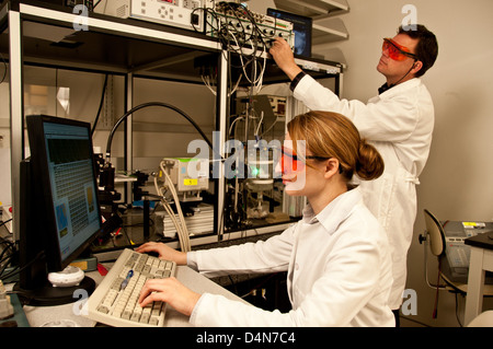 FDA la biofisica Lab - Studiare i dispositivi medici e il cuore Foto Stock