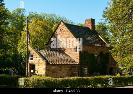 I cuochi' Cottage, i Giardini Fitzroy, Melbourne, Victoria, Australia Foto Stock