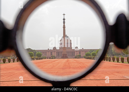 Rashtrapati Bhavan (Hindi per Presidente Casa) è la sede ufficiale del Presidente dell India. New Delhi, India Foto Stock