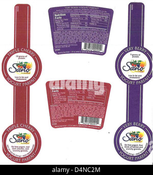 Core-Mark Atlanta Division, Race Trac, Starbucks e Flying Food Group hanno ricordato panini, parfait, involtini, piatti e insalate a causa di un potenziale rischio per la sicurezza alimentare. Il richiamo viene effettuato come misura precauzionale. Foto Stock