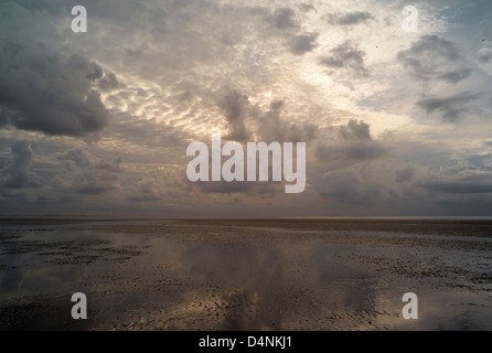 Serata a Heacham Beach Foto Stock