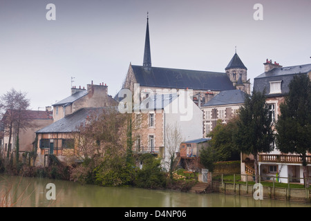 Saint Radegonde chiesa nella città di Poitiers. Foto Stock