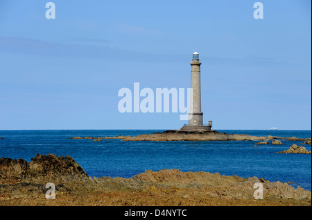 Faro di Goury,La Hague faro,Goury,Auderville,Cap de la Hague,Manche,Basse-Normandie,Cotentin,Francia Foto Stock