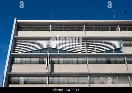 Berlino, Germania, la facciata dell'ex Hertie in Berlin-Moabit Foto Stock